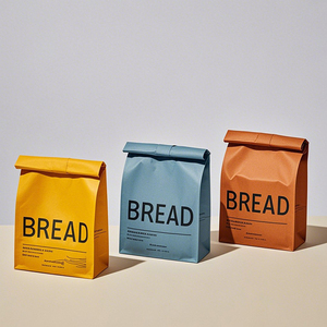Factory Manufacturer Custom <strong>Logo</strong> <strong>Printed</strong> Bakery Food Grade Packaging Brown Kraft <strong>Paper</strong> Reusable Bread <strong>Bag</strong> <strong>with</strong> Plastic Window - Product Image 6