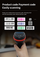 Lecteur de codes-barres sans fil portable 2D 1D, pistolet de lecture USB filaire, lecteur de codes QR pour magasin, supermarché, entrepôt, inventaire