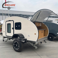 WECARE Petite caravane de camping prête pour l'aventure, caravane en forme de larme conçue pour le tourisme hors route en Australie