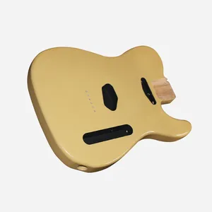 Cuerpo de guitarra Alder TL, color amarillo mantequilla brillante, componentes de guitarra Telecaster, piezas para bricolaje - Product Image 5