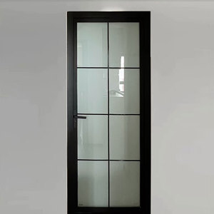 Cửa phòng tắm hiện đại bằng kính nhôm chống thấm, cửa trượt xếp nội thất đặt làm theo yêu cầu - Product Image 2