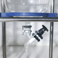 Reactor de Síntesis de Péptidos en Fase Sólida (Olla de Reacción) Recipiente a Presión de Acero Inoxidable SS304 con Bomba para Producción a Gran Escala, Capacidad de 10-100L
