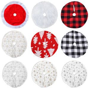 AYOYO <strong>Christmas</strong> Decoration Supplies <strong>Christmas</strong> Decoration <strong>Mini</strong> Red and White <strong>Tree</strong> Skirt - Product Image 3