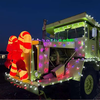 Décoration de Noël en Fibre de Verre Taille Réelle, Motif Grappe de Canne à Sucre, Étanche, Résistante aux UV, Durable – Vente Chaude Directe Usine