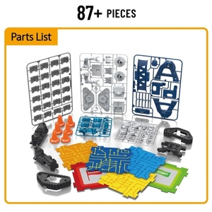 Nuovo Design 87 pezzi educativi fai da te percorsi di assemblaggio a vapore di codifica elettrica Kit robotica Robot meccanico giocattolo di carta per bambini - Product Image 5