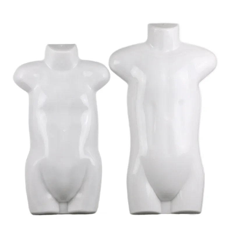 Kunststoff Kinder kleidung Schaufenster puppe Schwarz/Weiß Kinder Badeanzug Anzug Display Modell Mit Kleiderbügel Haken