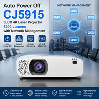   Projecteur laser 4K CEC CJ5915 3LCD 5200 lumens avec mise sous tension rapide