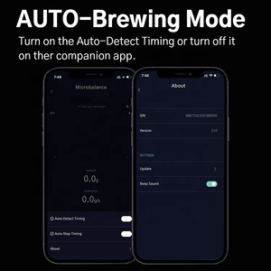 डिफ्फ्लूइड साथी ऐप कोटा टाइमर 2000 जी सटीक 0.1 जी नेतृत्व वाला प्रदर्शन माइक्रोबैलेंस स्केल डिजिटल कॉफी स्केल - Product Image 5