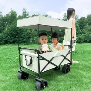 Tongshunfa Customized Deluxe Hot Selling Portable Light weight Camping Folding Trolley Cart