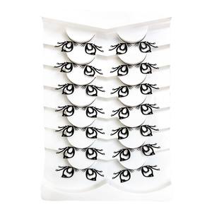 Ciglia Finte Sintetiche Halloween Troublemaker One Piece, Trucco per Carnevale e Palcoscenico, Design Ragnatela, 25mm 3D Colorate - Product Image 1