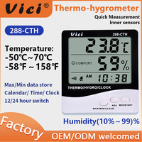 VICI 288-CTH Thermomètre de test d'humidité de la température intérieure domestique Hygromètre