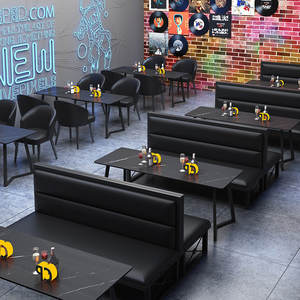 Tables et chaises métalliques de style industriel rétro pour café, restaurant, bar musical, <span class=keywords><strong>pub</strong></span>, canapé, porte-cartes, combinaison - Product Image 1