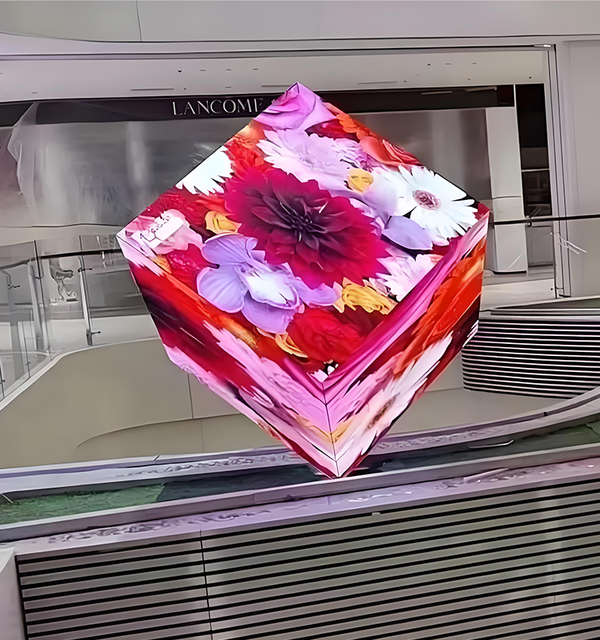 P2 P3 Outdoor LED Cube Screen 4G Wifi Magic Cube for Shop & Restaurant Advertising Creative 4/5 Sided LED Display