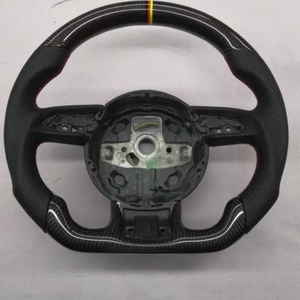 <span class=keywords><strong>Volante</strong></span> de cuero de fibra de carbono RS Volant Lenkrad personalizado para <span class=keywords><strong>Audi</strong></span> A3 <span class=keywords><strong>A4</strong></span> B7 A6 C7 R8 RS3 A7 RS5 RS6 A8 Q5 Q8 - Product Image 6
