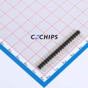 XDZ254C-1-20-Z-3.0-G1 Pin Header Through hole Component (THT),P=2.54mm Connector 1x20P 2.54mm 2.54mm Round Pin - Product Image 1