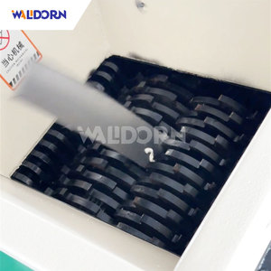 Space Saving Two Shaft Crusher For Shredding Nylon Rope Fishing Nets And Synthetic Fibers Twin Shaft <b>Shredder</b> - Product Image 5