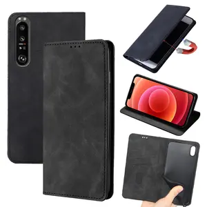 Funda de cuero para teléfono móvil Sony, protector de piel para Smartphone Sony Xperia ACE iii 20 10 5 1 Pro i iv II V