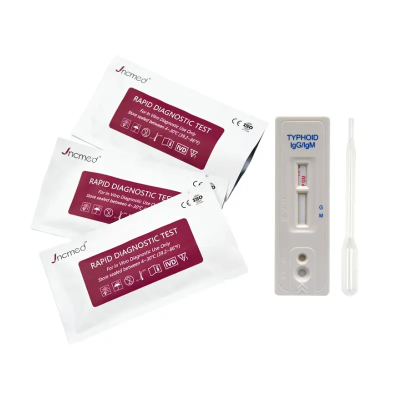 Antígeno médico Tifoidea rápida Igm Igg Tifoidea Antígeno tifoidea Cassette Precio Kit de prueba de tifoidea