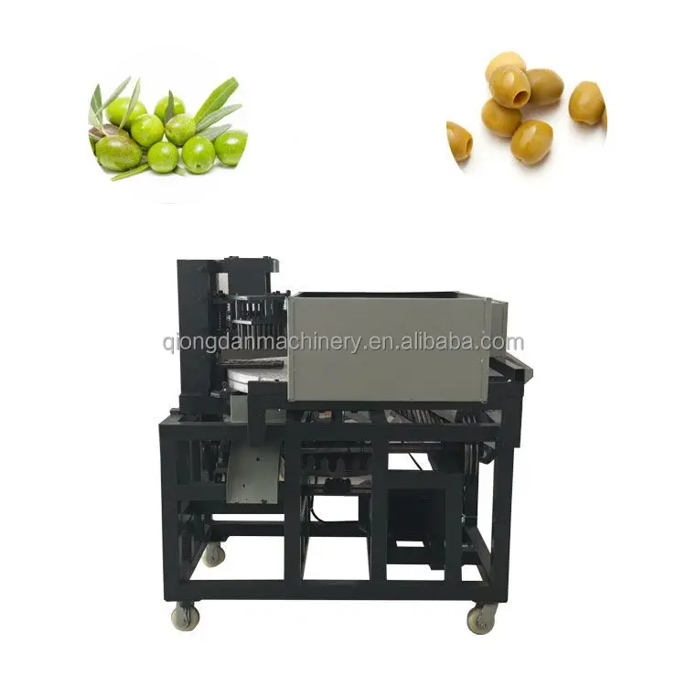 オリーブコア石種子除去機乾燥プルーンアプリコットピッティングマシンナツメプラムピッター