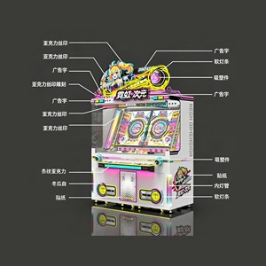 Neon Dimension, fabricant de machines Gashapon pour cadeaux, avec plusieurs modes de jeu pour centres commerciaux et salles de jeux - Product Image 4
