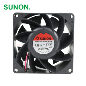 Ventilateur axial de refroidissement pour armoire électrique SUNON PMD2408PMB1-A (2).GN.I55 80x80x38mm 24VDC 9.6W 5700RPM - Product Image 1