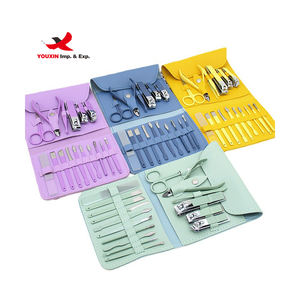 Mixed Procurement Low Price Professional Pedicure Kit Manicure <b>Set</b> Nail Care <b>Tools</b> 16 in 1 Stainless Steel Nail Clippers <b>Tools</b> - Product Image 1