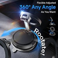 Support de téléphone pour voiture compatible MagSafe [78+LBS, la plus forte aspiration & 2400gf, le plus fort aimant] 360° °   Support de téléphone réglable pour voiture
