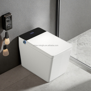 Modern Home Design <strong>Black</strong> Smart <strong>Toilet</strong> Business Room Smart Display Clamshell <strong>Toilet</strong> Mini-suite Bathroom Smart Flush <strong>Toilet</strong> - Product Image 5
