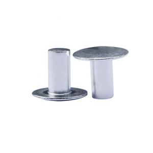 Remaches Semitubulares de Aluminio con Cabeza Cónica Plana de 3mm, 4mm, 5mm, Tamaño Personalizado para Ensamblaje de Herrajes Industriales - Product Image 6