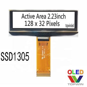 Layar OLED 2.23'' 2.23 inci 2.23 inci resolusi 128x32 24 pin UG-2832ASWCG01 dengan Antarmuka paralel I2C SPI ssd1305 - Product Image 4