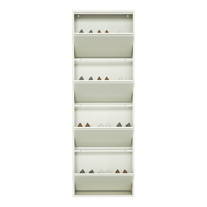 Modern Home Furniture Wall-mounted Steel <strong>Shoe</strong> Storage Cabinet Slim <strong>Shoe</strong> Cabinet Thin Metal <strong>Shoe</strong> <strong>Rack</strong> <strong>for</strong> Hallway - Product Image 2