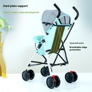 Carriola de Bebé Ultraligera de Verano Plegable con Rueda Trasera Grande y Marco de Acero Inoxidable, Capacidad de Carga de 20 kg, para 0-3 Años, Solo Asiento - Product Image 1