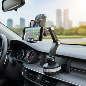 Supporto Regolabile JingDai per GPS e Telefono Auto, Montaggio su Cruscotto e Parabrezza con Ventosa, Funzione Rotante - Product Image 3