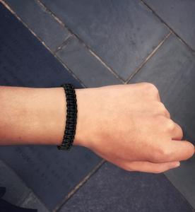Pulsera de cuerda Náutica para hombre, pulsera de hilo de Paracord trenzada a mano, pulsera de surf ajustable impermeable para exteriores - Product Image 4