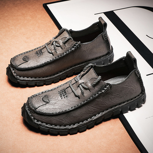 Factory Outlet Convenience Men Casual Shoe Formal Shoes for Men Genuine Leather - EU Size 38