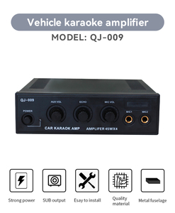 Power Bus 4 vías DVR amplificador estéreo y amplificador de coche PROCESADOR DE Audio vehículo <span class=keywords><strong>Karaoke</strong></span> amplificador - Product Image 4