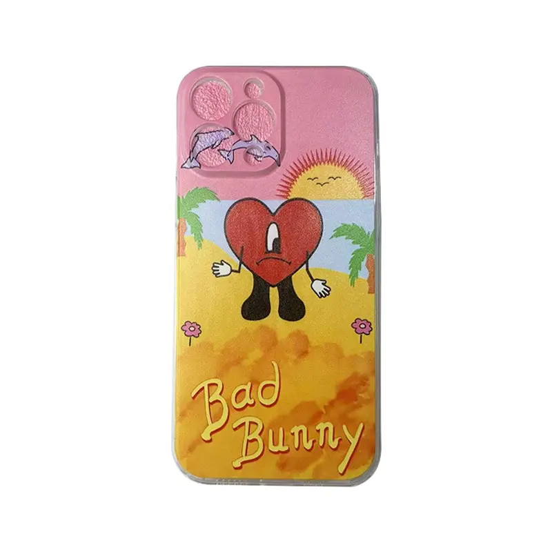 Bad bunny Phone Case Custom LOGO designer popular brands phone For iphone promotional tpu mobile phone cases