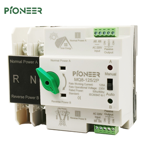 자동 전환 스위치 100A 2P 듀얼 파워 단상 63A 전환 스위치 - Product Image 2