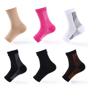 Chaussettes de compression sportives pour cheville, anti-fatigue, respirantes, avec manchon de maintien en filet, pour yoga et protection de la cheville - Product Image 4
