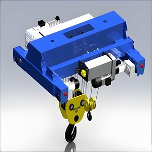 1 Ton 3 Ton 5 Ton 10 Ton NR Model European Type Wire Rope <strong>Hoist</strong> for Crane for Sale - Product Image 3