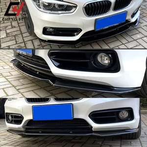 Kit <span class=keywords><strong>carrosserie</strong></span> sport 3 pièces de haute qualité pour <span class=keywords><strong>BMW</strong></span> Série <span class=keywords><strong>1</strong></span> F20 2015-2019, lèvre avant en ABS noir brillant effet carbone - Product Image 3