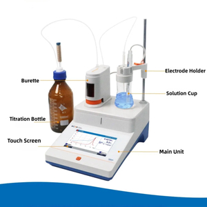 Instrumento de titulación potenciométrica automático Ex-Lab ZDJ-5D, admite edición de fórmulas, recálculo de resultados, impresión USB - Product Image 3