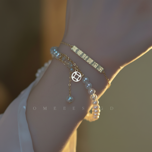 Vendita calda Boho moda amicizia braccialetti di tendenza oro placcato perline strass gioielli per ragazze all'ingrosso - Product Image 1