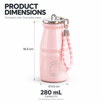 Thermos à café personnalisé ZREGGUR 280 ml, mini tasse de voyage en acier inoxydable isolée avec sangle, boîte cadeau, vente en gros