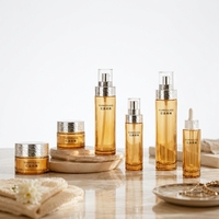 Bouteilles en verre de qualité supérieure, emballages cosmétiques, pot à crème 30g 50g 40ml 100ml 110ml, impression sérigraphique, couleurs personnalisées, OEM ODM, ensemble