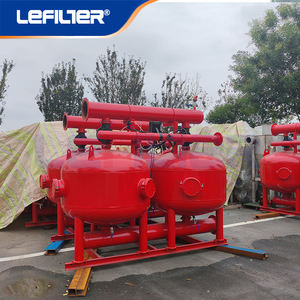 Système de filtration parallèle multi-étages à 3 réservoirs à sable peu profond contrôlé par PLC pour l'irrigation <span class=keywords><strong>des</strong></span> terres agricoles et la circulation de l'<span class=keywords><strong>eau</strong></span> - Garantie 1 an - Product Image 5