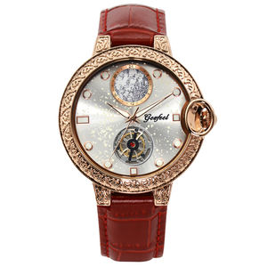 Luminous Dial Luxury Waterproof <b>Couple</b> <b>Watches</b> Fashion Casual Leather <b>Watch</b> for Men and Women - Product Image 2