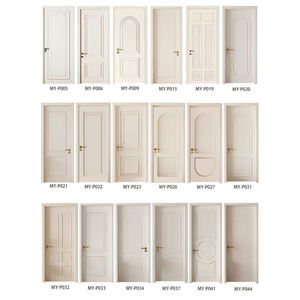 Design moderne européen Portes d'intérieur avec peinture <span class=keywords><strong>blanche</strong></span> pour intérieur de maison Portes d'intérieur en bois blanc pour chambres à coucher - Product Image 2