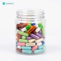 Capsules vides HPMC de taille 00 0, issues d'algues marines, certifiées Halal et Casher, coques de capsules dures végétaliennes transparentes, en vrac, capsules saines
