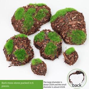 Mur végétal artificiel en mousse plastique Jade <span class=keywords><strong>Horizon</strong></span>, design en pierre et herbe, aspect naturel, respectueux de l'environnement, pour intérieur/extérieur - Product Image 4